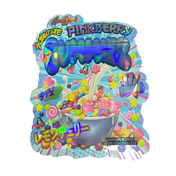 Pinkberry Gummiez 3.5G Mylar Bags