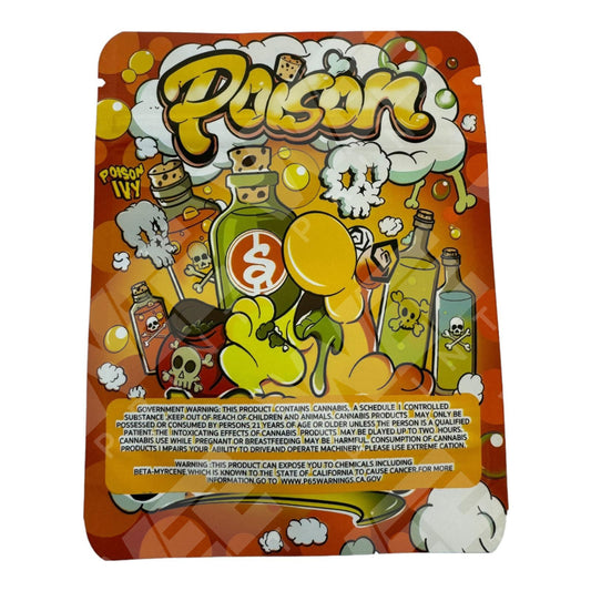Poison Nerdz 3.5G Mylar Bags