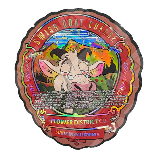 Swiss Goat Cheese 3.5G Mylar Bags