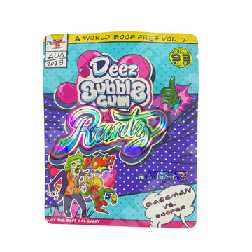 Deez Bubblegum Runtz 3.5G Mylar Bags