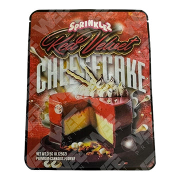 Red Velvet Cheesecake 3.5G Mylar Bags
