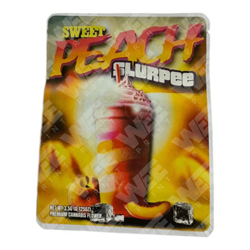 Sweet Peach Slurpee 3.5G Mylar Bags