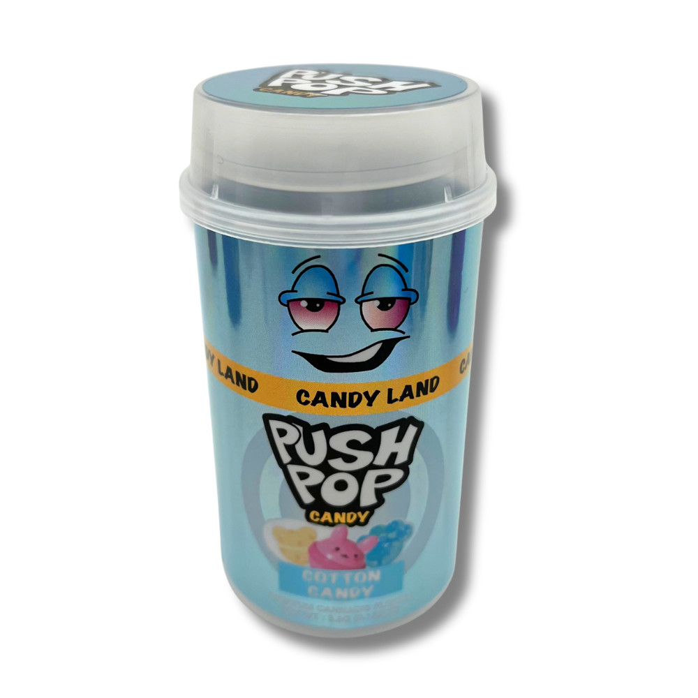 PUSH POPS COTTON CANDY 3.5g FLOWER JAR