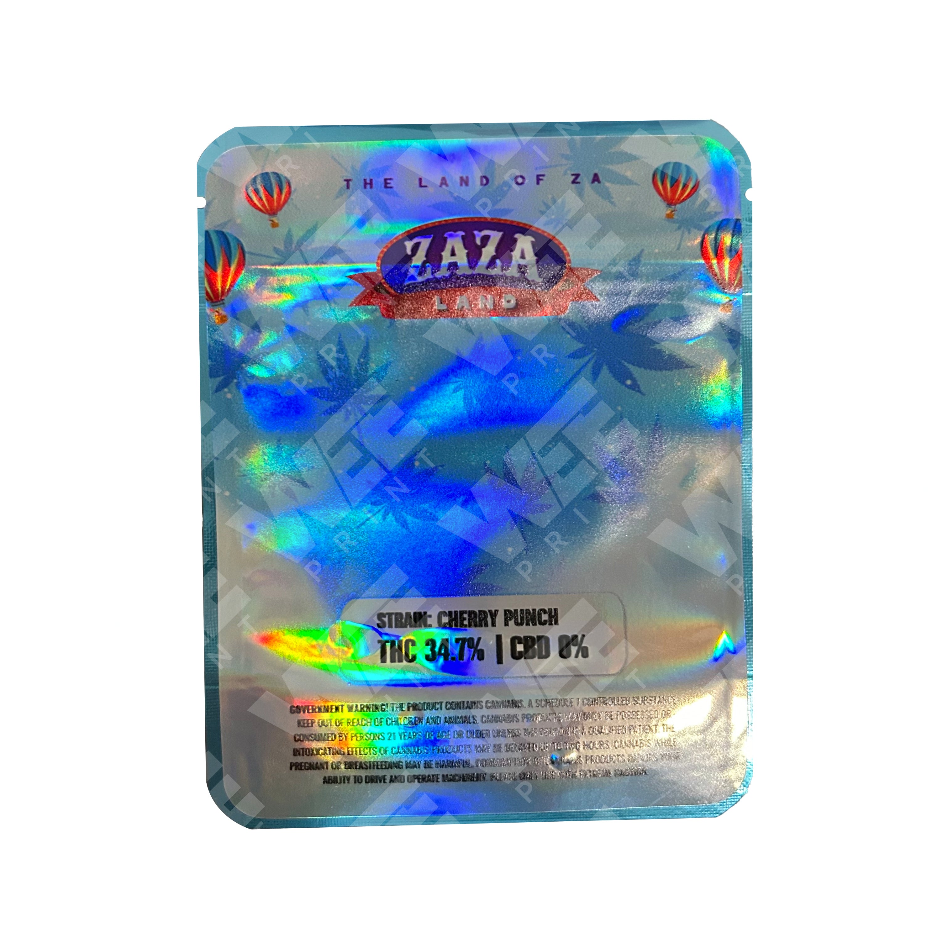 LA Dodgers 3.5g Custom UV Sticker Mylar Bags | Custom Printed