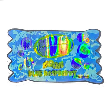 Bubble Yumz Sour Blue Rasberry 3.5g Mylar BAGS