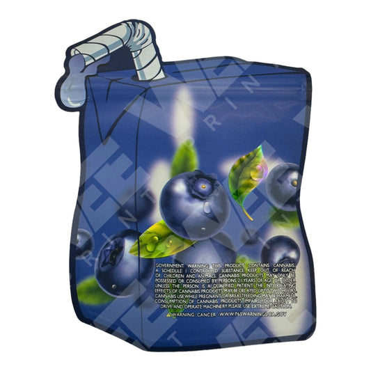 Blueberry Cutout 3.5G Mylar Bags