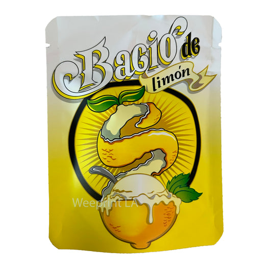 Bacio de Limon 3.5G Mylar Bags