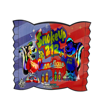 Spray Cannatique Smoke Up 212 3.5G Mylar Bags