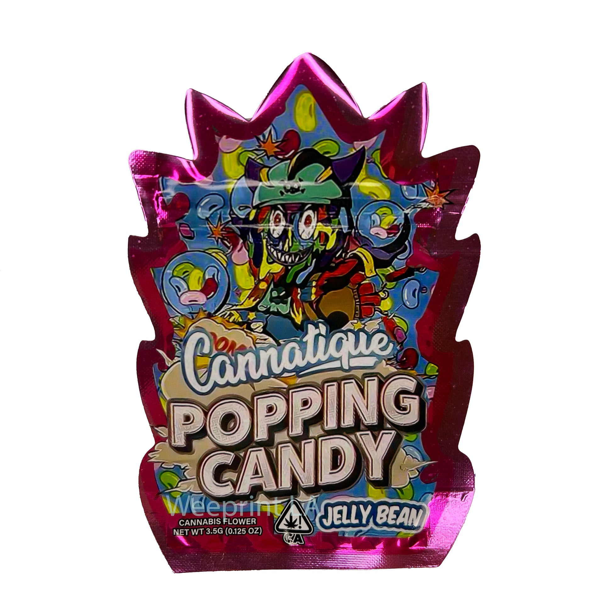 Cannatique Popping Candy 3.5G Mylar Bags
