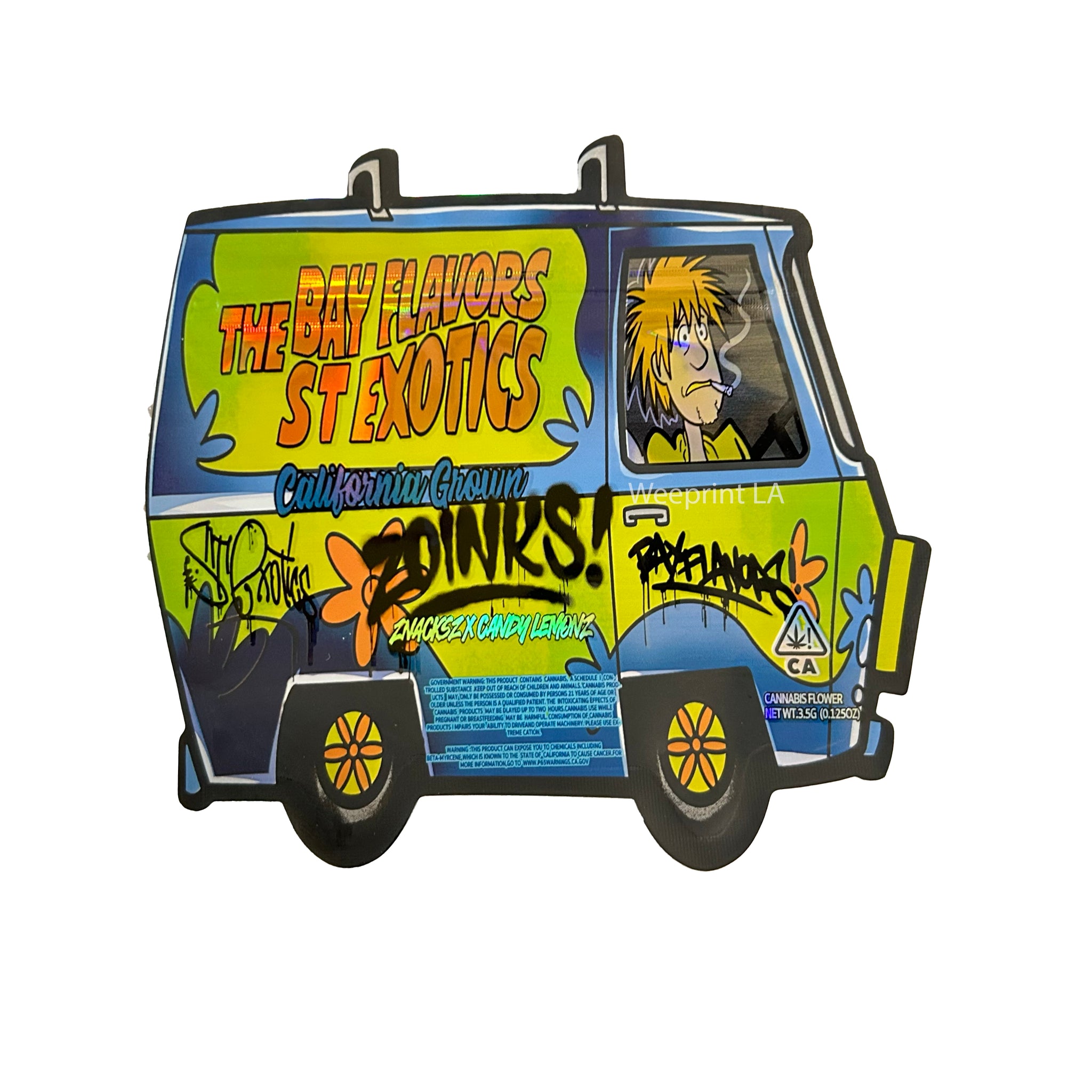 Scooby Dooby Doo Exotics 3.5G Mylar Bags