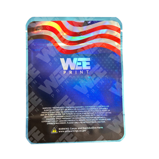 Sleepy Joe OG 3.5g CUSTOM UV STICKER MYLAR BAGS