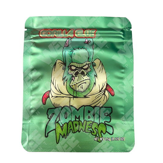 Gorilla Glue Zombie Madness 3.5G Mylar Bags