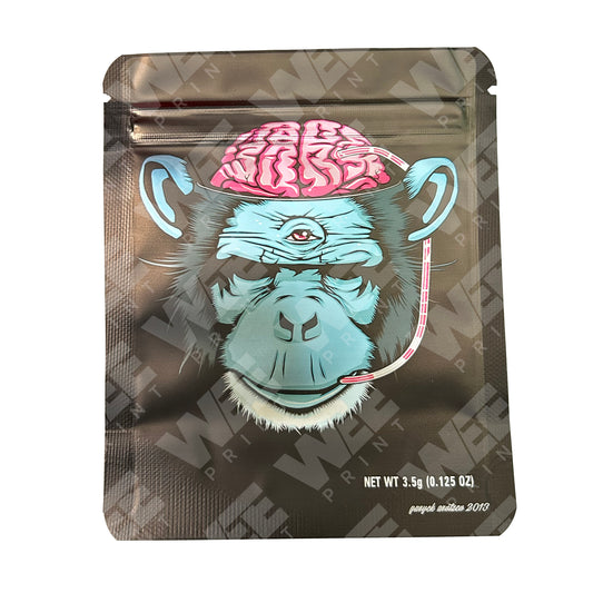 Brain Monkey 3.5G Mylar Bags