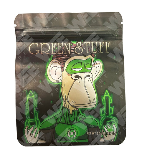 Green Stuff 3.5G Mylar Bags