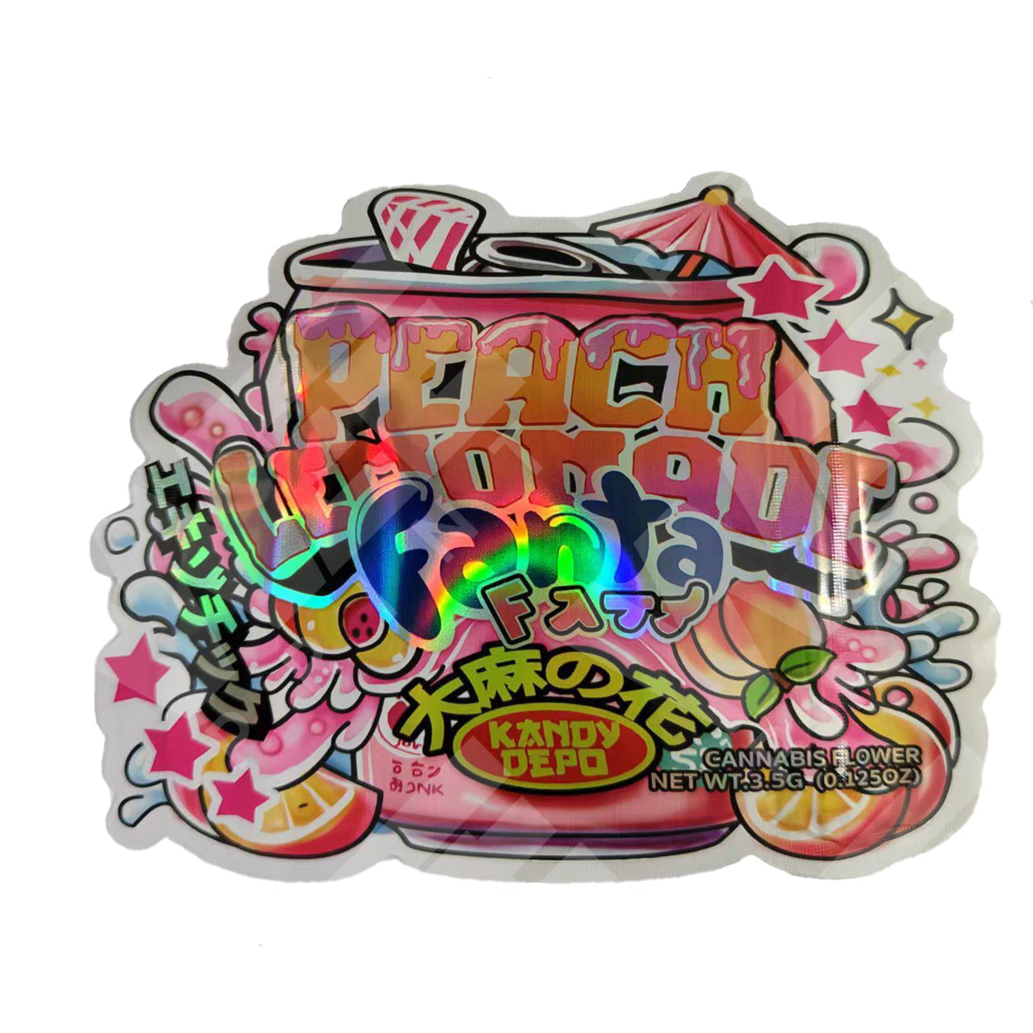 Peach Lemonade Fanta 3.5G Mylar Bags