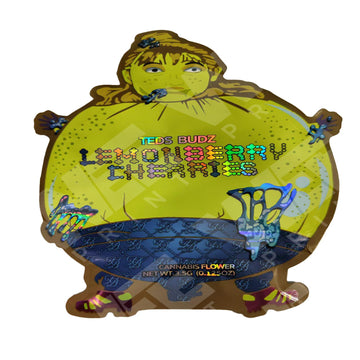 LemonBerries Cherry Teds Budz 3.5G Mylar Bags