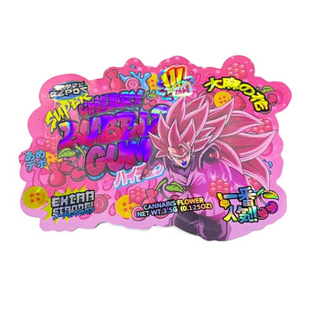 SUPER CHERRY BUBBLEGUM  3.5G Mylar Bags