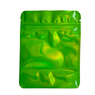 Plain Green 3.5G Mylar Bags | Green Mylar Bags