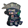 I Can't Feel My Face Dark Static Pack Cutout | 3.5G Mylar Bags