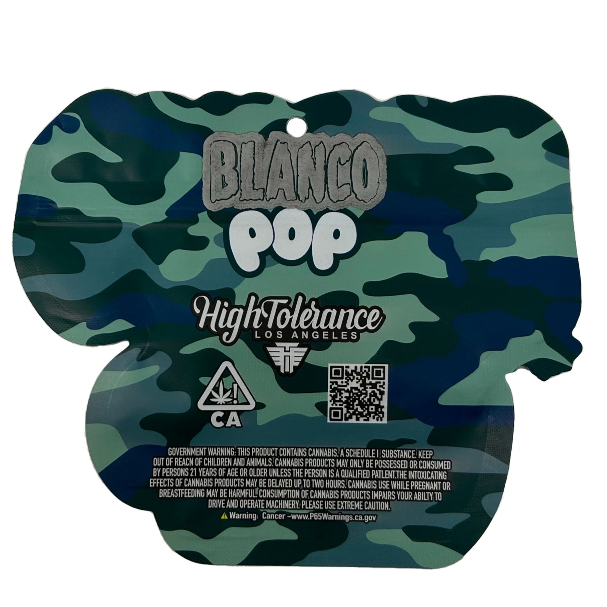 Blanco Pop High Tolerance 3.5G Mylar Bags | Mylar Foil Bags