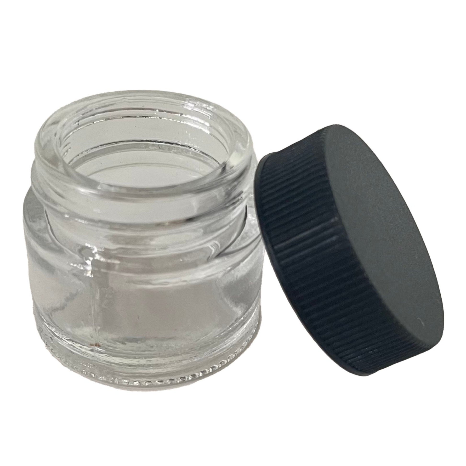 10 ml Clear Black Cap Jar | Best Black Cap Jar |  Transparent Jar