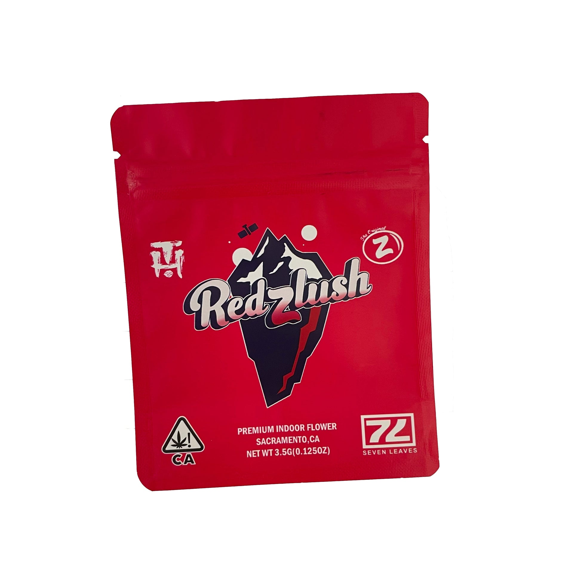 Red Zlush 3.5G Mylar Bags | Resealable Mylar Bags